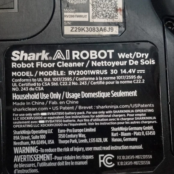 Shark AI Robot Vacuum Charging Dock Base - Picture 6 of 7